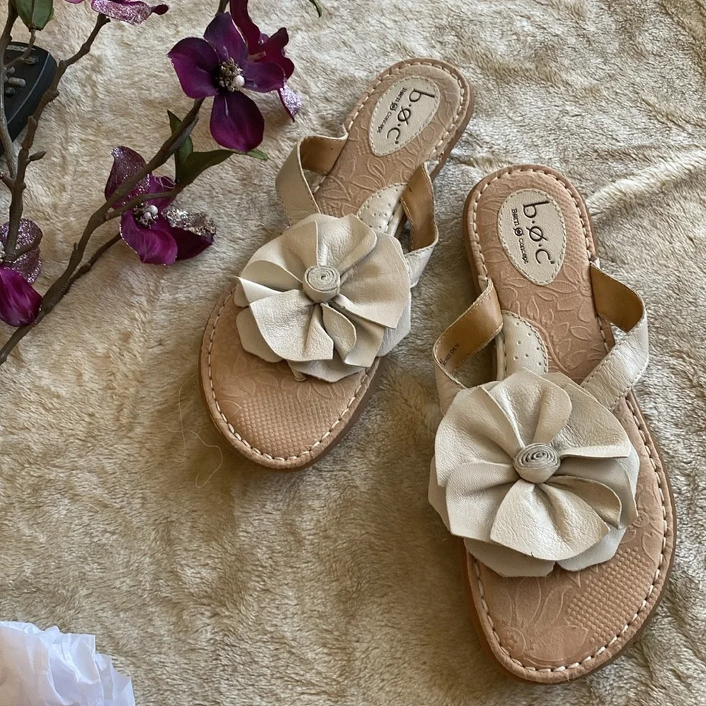 BORN Concept leather slippers/sandals